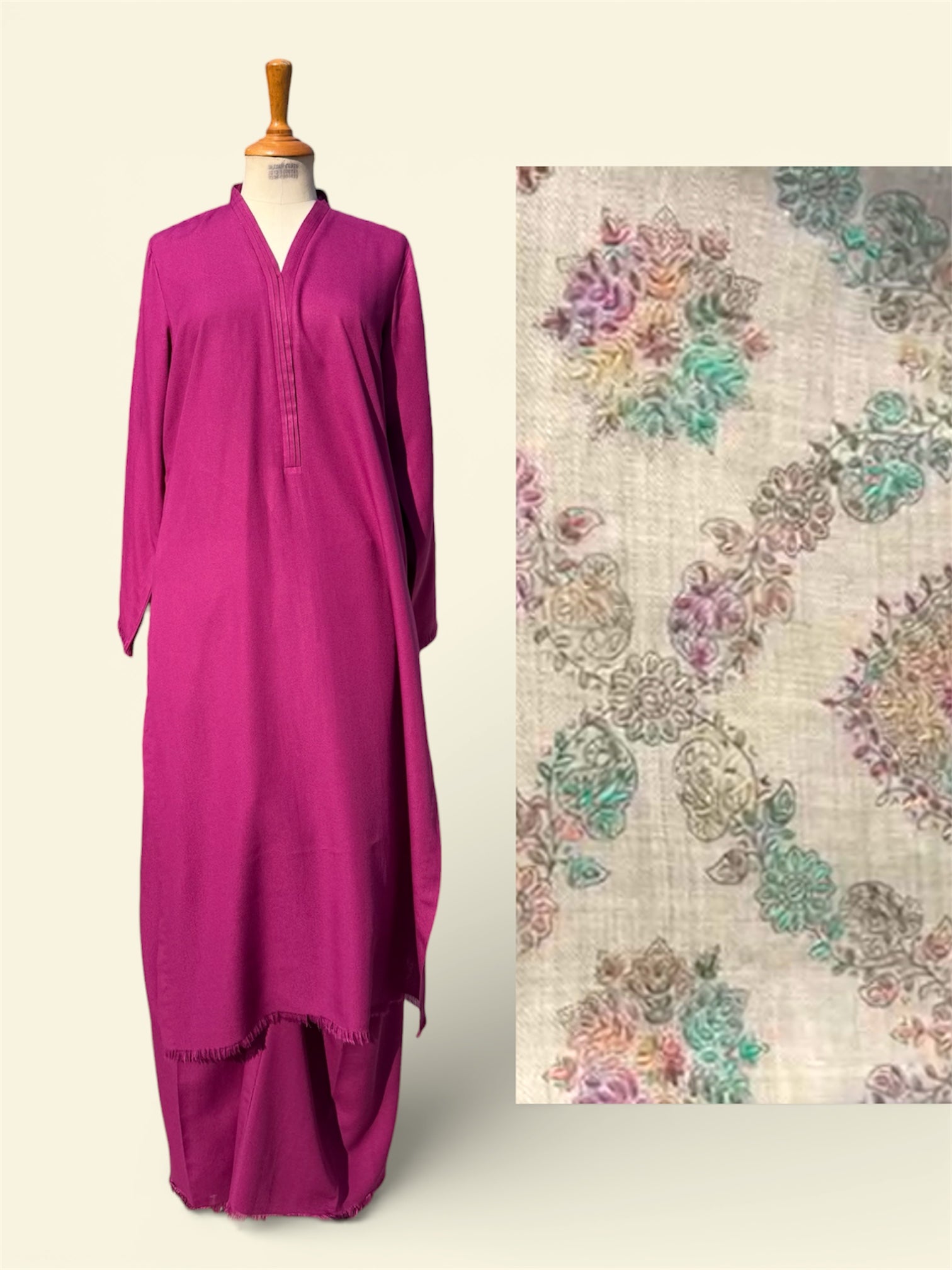 The Pink Edit With Shawl